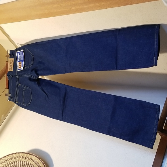 DEADSTOCK Lee Dark Indigo Student Riders 24 - Picture 4 of 14